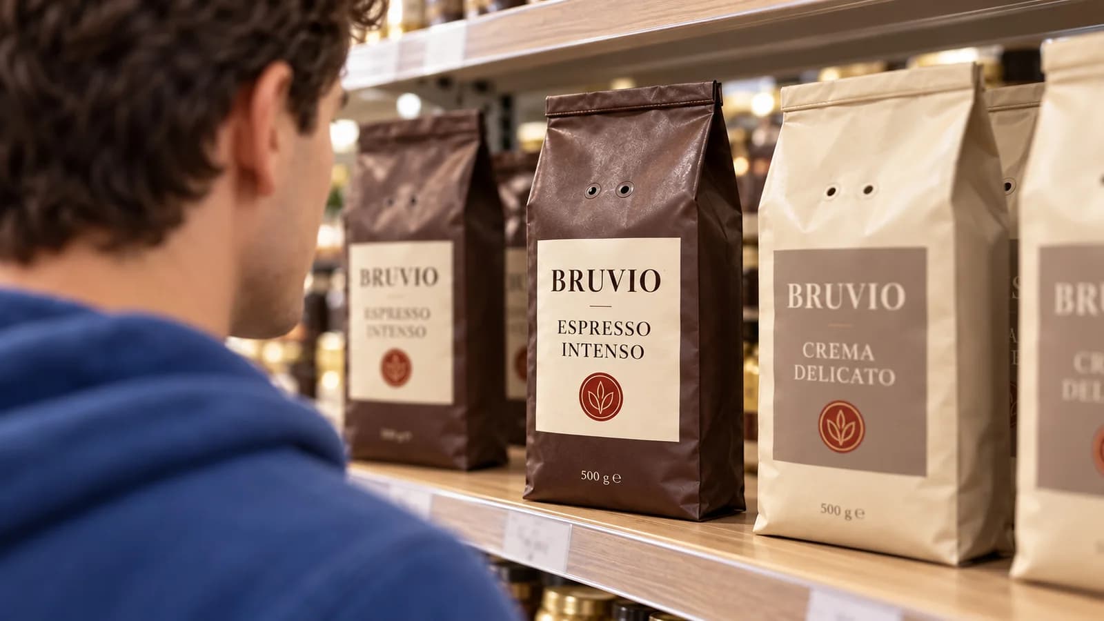 Остановка на Espresso. Магазин · отдел кофе
